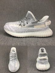 Yeezy 350 V2 Kids Sneakers in White and Gray