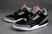 Jordan Air Jordan 3 Black Grey Red High-Top Sneakers