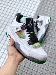 Air Jordan 4 Do the Right Thing White Basketball Sneakers