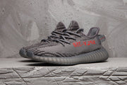 Yeezy 350 V2 Black and Gray Zebra Sneakers