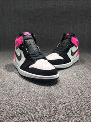 Jordan 1 High Valentine's Day Black Pink Sneakers
