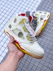 Air Jordan 5 x Off-White Sneakers Sail CT8480-002