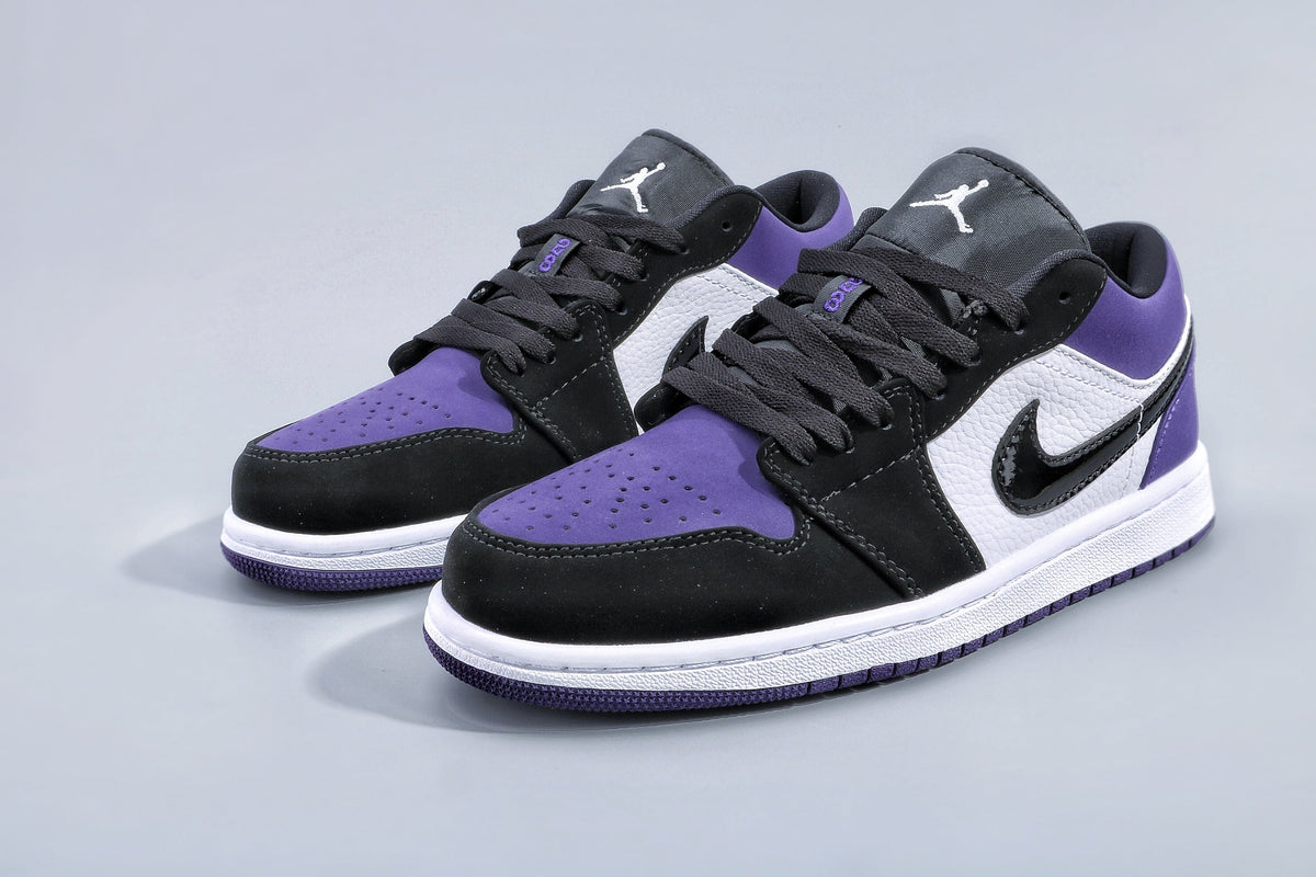 Jordan 1 Low Lakers Purple Sneakers