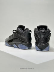 Jordan 6-4 Black High-Top Sneakers