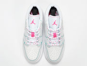 Nike Air Jordan 1 Low White Pink Sneakers 554723-101