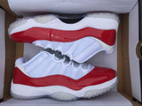 Jordan Air Jordan 11 Low Sneakers White Red