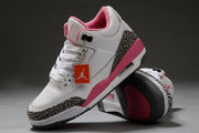 Jordan Air Jordan 3 High-Top Sneakers White Pink