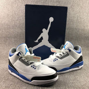 Fragment x Air Jordan 3 White Blue Sneakers CT8532-040