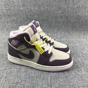 Air Jordan 1 Retro High OG White Purple Sneakers