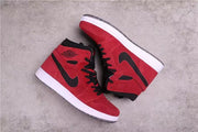 Air Jordan 1 Crater Red Red Black High-Top Sneakers CT0978-600