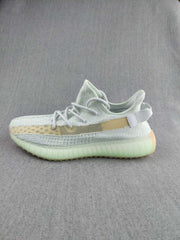 Yeezy 350 V2 Knit Sneakers in White and Tan