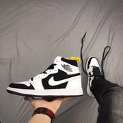 Air Jordan 1 High Black and White Sneakers