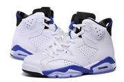 Jordan Air Jordan 6 High-Top Sneakers White and Blue