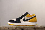 Air Jordan 1 Low University Gold Black and White 553558-127