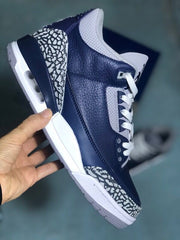 Jordan 3 Midnight Blue Men's Sneakers