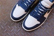 Air Jordan 1 Retro High OG Blue and White Sneakers