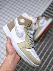 Jordan 1 Zoom CMFT Olive Aura Sneakers CT0979-102