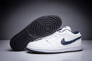 Jordan Air Jordan 1 Low White and Black Sneakers