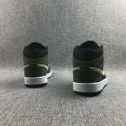 Air Jordan 1 Mid Sneakers Olive Green BQ6472-030