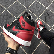 Air Jordan 1 High Black Red White Sneakers
