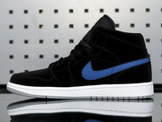 Jordan 1 Retro High Black Red Blue Sneakers 554725-065