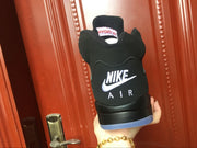 Air Jordan 5 Black Silver High-Top Sneakers