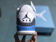Jordan Air Jordan 3 Retro White Royal Blue Sneakers
