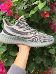 Yeezy 350 V2 Gray Knit Sneakers