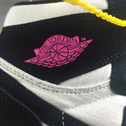 Jordan Air Jordan 1 High Black White Pink Sneakers