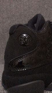 Air Jordan 13 Retro Cap and Gown Black Sneakers