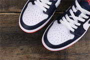 Air Jordan 1 Low Midnight Blue Sneakers 553558-481