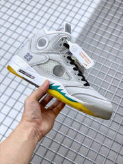 Air Jordan 5 x Off-White Sneakers Grey CT8480-105