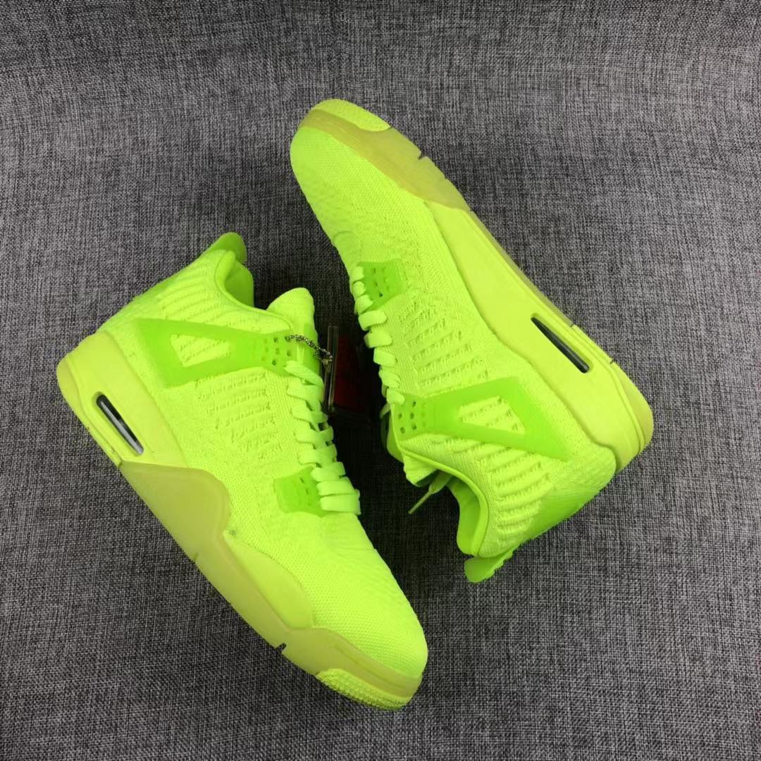 Jordan Air Jordan 4 Woven Sneakers Fluorescent Green