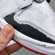 Air Jordan 1 Mid Edison Chen White Silk CU2804-100 Sneakers