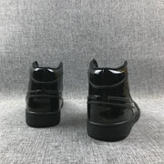 Air Jordan 1 Mid Black Patent Sneakers BQ6472-002