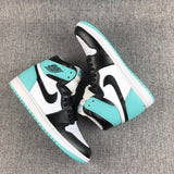 Jordan Air Jordan 1 High Mint Green Black White Sneakers