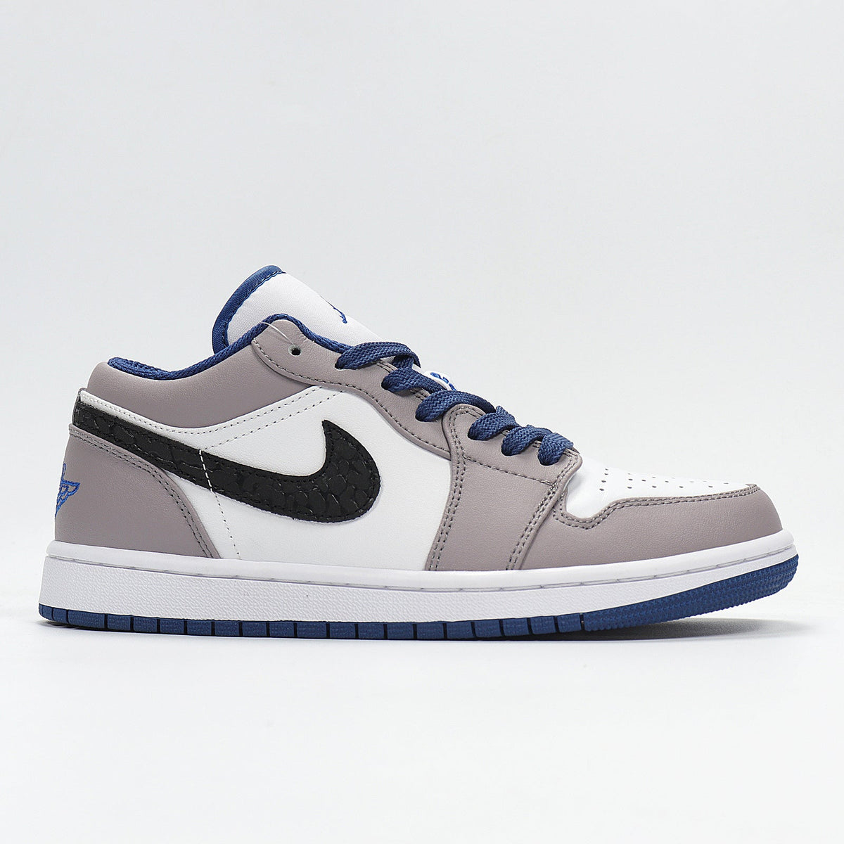 Jordan 1 Low Sneakers White Grey Blue 553558-103