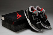 Jordan Air Jordan 3 Black Grey Red High-Top Sneakers