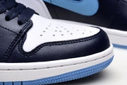 Jordan 1 High Paul Edition Navy Sneakers in Blue and White