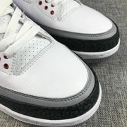 Jordan Air Jordan 3 White Grey Black Red Sneakers