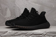 Yeezy 350 V2 Black Knit Sneakers
