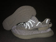 Yeezy 350 V2 Kids Sneakers in White and Gray