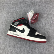 Air Jordan 1 High OG Black White Red Sneakers