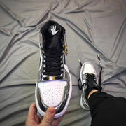 Jordan Air Jordan 1 Pass The Torch High-Top Sneakers Silver White