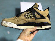 Jordan 4 Retro Tan Black Sneakers