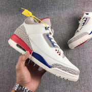 Air Jordan 3 Independence Day White Basketball Sneakers