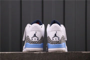 Jordan Air Jordan 3 True Blue Sneakers White Blue