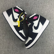 Jordan Air Jordan 1 High Black White Pink Sneakers