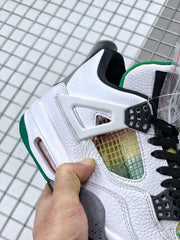 Air Jordan 4 Do the Right Thing White Basketball Sneakers