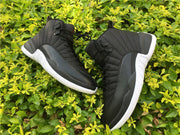 Jordan Air Jordan 12 Black Nylon High-Top Sneakers